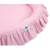 Tapis Nid Cocon avec Froufrou pour Bébé Rose
