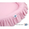 Tapis Nid Cocon avec Froufrou pour Bébé Rose