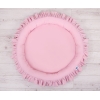 Tapis Nid Cocon avec Froufrou pour Bébé Rose