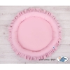 Tapis Nid Cocon avec Froufrou pour Bébé Rose