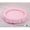 Tapis Nid Cocon avec Froufrou pour Bébé Rose