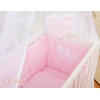 Textile Complete pour Lit de Cododo Rose Cœurs