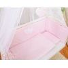 Textile Complete pour Lit de Cododo Rose Cœurs