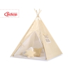 Tipi pour Enfant avec Plumes Décoratives Beige à Pois