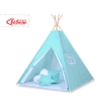 Tipi pour Enfant avec Plumes Décoratives Menthe Blanc