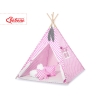 Tipi pour Enfant avec Plumes Décoratives Rose à Pois