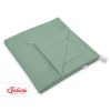 Tipi pour Enfant avec Tapis de Sol et Plumes Décoratives Blanc Vert