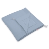Tipi pour Enfant avec Tapis de Sol et Plumes Décoratives Bleu Pastel