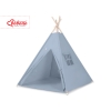 Tipi pour Enfant avec Tapis de Sol et Plumes Décoratives Bleu Pastel