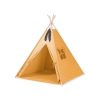 Tipi pour Enfant avec Tapis de Sol et Plumes Décoratives Miel