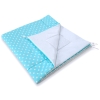 Tipi pour Enfant avec Tapis de Sol et Plumes Décoratives Turquoise à Pois
