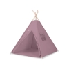Tipi pour Enfant avec Tapis de Sol et Plumes Décoratives Violet Pastel