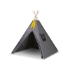 Tipi pour Enfant + Plumes Décoratives Anthracite