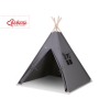 Tipi pour Enfant + Plumes Décoratives Anthracite