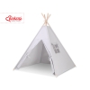 Tipi pour Enfant + Plumes Décoratives Gris