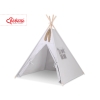 Tipi pour Enfant + Plumes Décoratives Gris