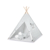 Tipi pour Enfant + Plumes Décoratives Gris