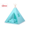 Tipi pour Enfant + Plumes Décoratives Menthe