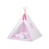 Tipi pour Enfant + Plumes Décoratives Rose