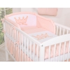 Tour de Lit a Barreaux Rose Poudré Prince / Princess