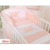 Tour de Lit a Barreaux Rose Poudré Prince / Princess