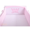 Tour de lit complet fille rosa