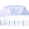 Tour de Lit Bébé Complet XXL pour Garçon Bleu Prince / Princess