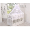 Tour de Lit Bébé Tressé 360cm Anti-chocs Blanc