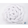 Tour de Lit Bébé Tressé 360cm Anti-chocs Blanc
