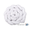 Tour de Lit Bébé Tressé 360cm Anti-chocs Blanc