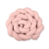 Tour de Lit Bébé Tressé 360cm Anti-chocs Rose Poussiéreux