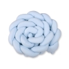 Tour de Lit Bébé Tressé Extra épais 3,6m Bleu pour Garçon