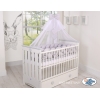 Tour de Lit Bébé Tressé Extra épais 3,6m Gris