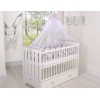 Tour de Lit Bébé Tressé Extra épais 3,6m Gris