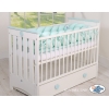 Tour de Lit Bébé Tressé Extra épais 3,6m Menthe