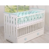Tour de Lit Bébé Tressé Extra épais 3,6m Menthe