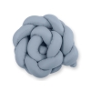Tour de Lit Bébé Tressé Fille et Garçon Bleu Pastel
