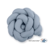 Tour de Lit Bébé Tressé Fille et Garçon Bleu Pastel