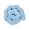 Tour de Lit Bébé Tressé Fille et Garçon Bleu pour Garçon