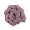 Tour de Lit Bébé Tressé Fille et Garçon Violet Pastel