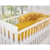 Tour de Lit Bébé Tressé  OEKO-TEX Jaune