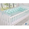 Tour de Lit Bébé Tressé  OEKO-TEX Menthe