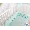 Tour de Lit Bébé Tressé  OEKO-TEX Menthe