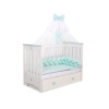 Tour de Lit Bébé Tressé  OEKO-TEX Menthe