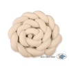 Tour de Lit Bébé Tressé XXL Beige