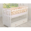 Tour de Lit Bébé Tressé XXL Beige
