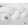 Tour de Lit pour Bébé à Nœuds 180 cm  Blanc