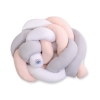 Tour de Lit pour Bébé à Nœuds 180 cm  Blanc Gris