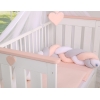 Tour de Lit pour Bébé à Nœuds 180 cm  Blanc Gris