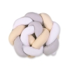 Tour de Lit pour Bébé à Nœuds 180 cm  Blanc Gris Beige